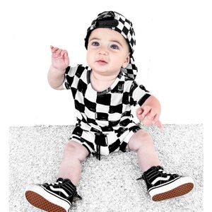 BUMMIE TWO PIECE SET IN VINTAGE VENICE 6-12m Bamboo